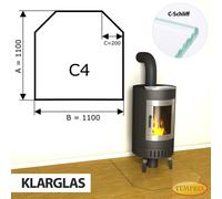 Placa De Vidrio Para Chimenea, Protector Contra Chispas, Placa Para Estufa -C4