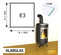 Placa De Vidrio Para Chimenea, Protector Contra Chispas, Placa Para Estufa - E3