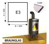 Placa De Vidrio Para Chimenea, Protector Contra Chispas, Placa Para Estufa - E3