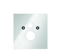 Placa de vidrio para WC TECElux para WC estándar, 9650100, Versión: Vidrio blanco