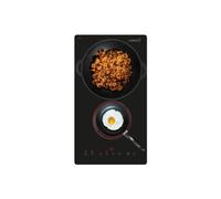 Placa vitrocerámica Cata TD 3002 BK 2 Zonas táctil Sin Marco Integrada Negra