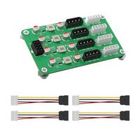 Placa de voltaje ATX de 6 8 pines a 8 puertos 5 V 12 V para conectividad de computadora