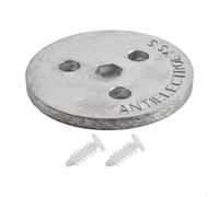 Placa de zinc antielectrólisis para cesta de skimmer de piscina, segura para fijación y prevención de galvánicos en aplicaciones de piscina de agua salada (1 unidad)