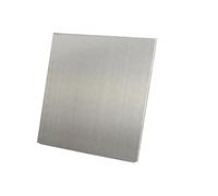 Placa de zinc puro for experimentos de física: 10 cm x 10 cm, superficie lisa, varios grosores.(0.09mm)