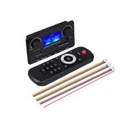 Placa decodificadora Bluetooth 5.0 MP3 DC 12V compatible con grabación manos libres FM MP3 WMA WAV APE FLAC Amplificador de audio