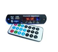 Placa decodificadora de Bluetooth, DC 12V + 5V Placa decodificadora MP3 WMA Módulo Bluetooth inalámbrico de Audio con Ranura para Tarjeta USB y TF, Placa de módulo decodificador MP3 Soporte