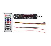 Placa decodificadora de MP3 Bluetooth 5.0, módulo de radio FM para coche, compatible con TF, USB y AUX para teléfono, 5 V CC, 12 V