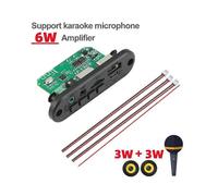 Placa decodificadora de MP3 Bluetooth 50 de 37 V-5 V, amplificador de 2 x 3 W, compatible con llamadas
