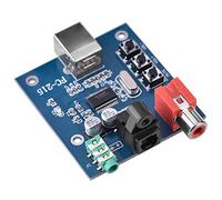 Placa Decodificadora de Tarjeta de Sonido, Placa Decodificadora DAC Coaxial de Entrada USB a S PDIF, Placa Decodificadora PCM2704 de Salida Analógica de Fibra óptica, para PC