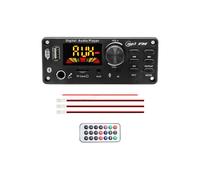 Placa Decodificadora MP3 Amplificador de 2x50W Reproductor de Audio 12V DIY Reproductor MP3 Módulo de Radio FM para Coche TF USB Mic Grabar