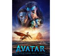 Placa Decorativa Avatar El Sentio Del Agua Metálica Cuadro Póster HD