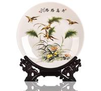 Placa Decorativa cerámica Platos Colgantes, Cerámica de Jingdezhen de 26 cm, decoración GAO Sheng, Adornos artesanales for el hogar