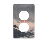 Placa decorativa de pared con texto en inglés "VVXBHGR the Sun on a Snowy Day" para decoración del hogar, flexible y elástica para cocina, sala de estar, dormitorio