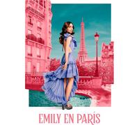 Placa Decorativa Emily In París Metálica Cuadro Póster HD