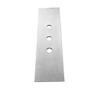 Placa decorativa Gessi de 3 agujeros para Secur Box, montaje en banco de baldosas, 01663727, Color: Latón cepillado PVD