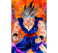 Placa Decorativa Gohan Beast Metálica Cuadro Póster HD