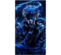 Placa Decorativa Jujutsu Kaisen Satoru Gojo Metálica Cuadro Póster HD