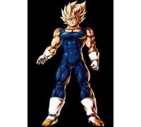 Placa Decorativa Majin Vegueta Super Saiyan Drangon Ball Z Metálica Cuadro Póster HD