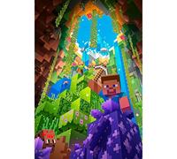 Placa Decorativa Minecraft Metálica Cuadro Póster HD