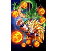 Placa Decorativa SSJ3 Son Goku Metálica Cuadro Póster HD