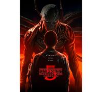 Placa Decorativa Vecna & Eleven Stranger Things 5 Metálica Cuadro Póster HD