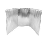 Placa deflectora para cocina de gas, protección contra salpicaduras de aceite, lámina de aluminio, 90 x 50 cm