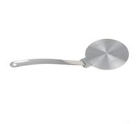 Placa difusora de calor de acero inoxidable para cocinas de cerámica e inducción, 13 o 20 o 24 o 28 cm, distribución uniforme del calor, resistente a los arañazos, apto para horno y lavavajillas (13