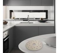 Placa difusora de calor de acero inoxidable para cocinas de inducción, funciona con vidrio y utensilios de cocina no ferrosos para un rendimiento de cocción uniforme (16,5 cm)