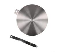 Placa difusora de calor de acero inoxidable para placas de inducción de cerámica Plus - 13 o 20 o 24 o 28 cm distribución uniforme del calor, resistente a los arañazos, apto para horno y lavavajillas