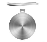 Placa difusora de calor para placa de inducción, placa difusora de calor de acero inoxidable, adaptador de cocina para todos los utensilios de cocina, varios tamaños (20 cm)