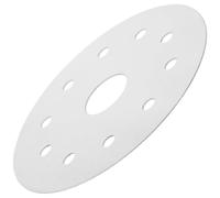 Placa Difusora de Inducción de Acero Inoxidable Blanco