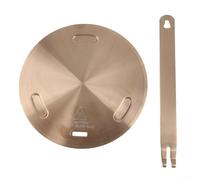 Placa Difusora Inducción para acero Inoxidable 24cm Placa Difusora(A) | para acero inoxidable doble cara, distribución uniforme, para ideal para cocción lenta, 240mm diámetro