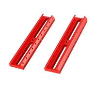 Placa Dovetail de aleación de aluminio para telescopios con ranura de 60°, riel ajustable para montaje de tubo guía y accesorios para telescopio astronómico, rojo (220 mm)