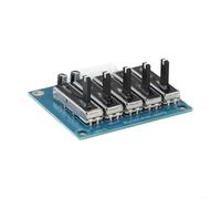 Placa ecualizadora gráfica de 5 bandas, módulo preamplificador de audio, +/-15 dB, control de ganancia, 100 Hz-10 kHz, kit de bricolaje de modelador de tono 64 x 55 mm (5 carreteras)