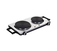 Clatronic DKP 3668 E Placa Eléctrica Doble 2500W Acero Inoxidable