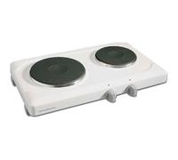 Placa eléctrica Rommelsbacher THS 2015 blanca 2 zonas esmaltada encimera