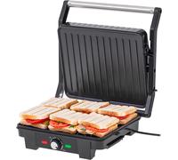 Grill antiadherente 2800w 180º bandeja goteo placa xl 29*24 cm con espatula