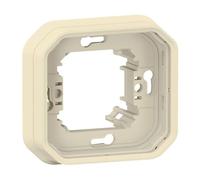 Placa empotrada - 1 poste - beige - Legrand plexo 069890l