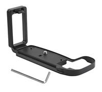 Placa en L de la Cámara Placa en L de Liberación Rápida Soporte de Placa de Liberación Rápida de Metal en Forma de L Portátil Empuñadura de Mano para Cámara Canon EOS-R sin Espejo(Negro)