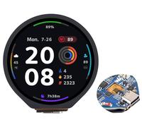 Placa ESP32-S3 MCU con pantalla LCD táctil redonda de 1,3 pulgadas integrada y sensor de 6 ejes, etc., procesador LX7 de doble núcleo de 32 bits, compatible con Wi-Fi de 2,4 GHz (802.11 b/g/n) y