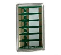 Placa estándar de la calibración del resistor de cuatro terminales con seis valores de 0,5 a 1000 milliohm para la prueba precisa del ohmiómetro en aplicaciones de laboratorio y campo Caso verde del