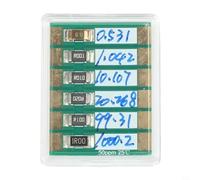Placa estándar de la calibración del resistor de cuatro terminales con seis valores para la prueba exacta del ohmiómetro en el laboratorio y las aplicaciones del campo Color verde (calibrado)
