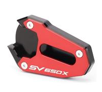 Placa Extensión Soporte Motocicleta Para Suzuki SV650X SV650 2016 2017 2018 2019 2020 2021 Almohadilla Ampliadora Lateral Auxiliar(SV650X LOGO Red)