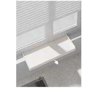 Placa extensora de alféizar de ventana, estante de almacenamiento magnético for alféizar de ventana, extensor de encimera de acero al carbono impermeable(40x25cm/15.6x9.8in)