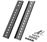 Placa extensora VESA Vertical para televisores con VESA bajo, Compatible con Soportes de Techo motorizados, Soportes de Techo estándar y Soportes de Pared con Brazo Vertical, 1 par, Negro