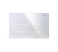 Placa fina de descarga empotrable Eco blanca 80130560 Pucci 560