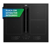 Beko HIXI 64700 UF Negro Integrado 60 cm Con placa de inducción 4 zona(s) Campana integrada