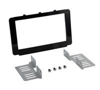 Placa frontal 2-DIN compatible con Toyota Hilux 2016-2020 negro piano