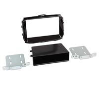Placa frontal 2-DIN con bolsillo vacío compatible con Alfa Romeo Giulietta 2013
