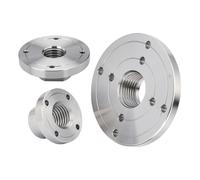 Placa frontal de acero para torno, Plato de brida for torno madera M33, rosca 1-8TPI, 2-4 pulgadas(3 Inch M33x3.5)